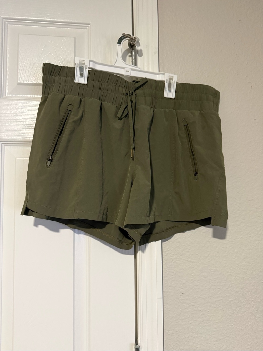 Target Olive Drawstring Athletic Shorts
